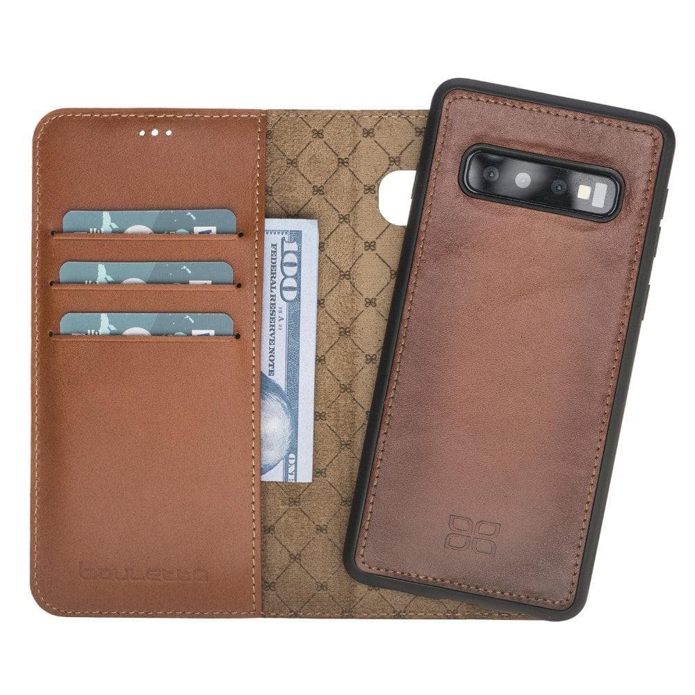 Samsung Galaxy S10 Series Detachble Leather Wallet Case - MW-0