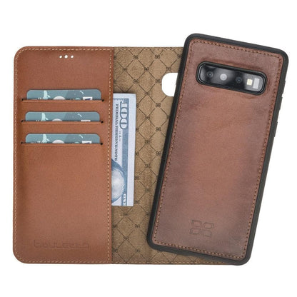 Samsung Galaxy S10 Series Detachble Leather Wallet Case - MW-0