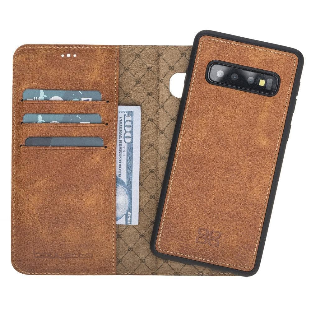 Samsung Galaxy S10 Series Detachble Leather Wallet Case - MW-7