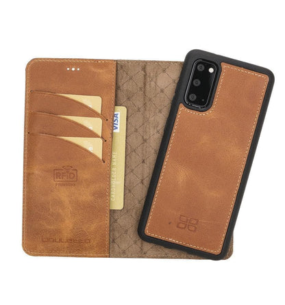 Samsung Galaxy S20 Series Leather Detachable Leather Wallet Case - MW-9