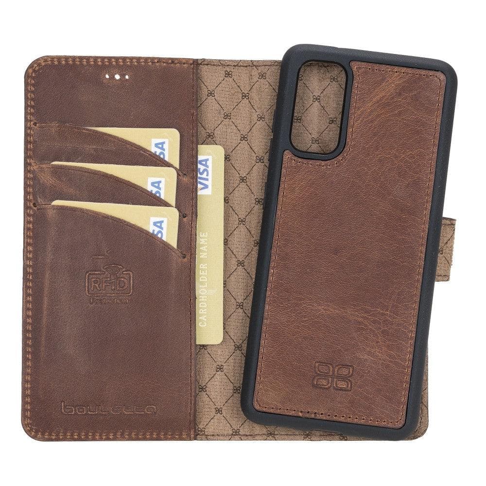 Samsung Galaxy S20 Series Leather Detachable Leather Wallet Case - MW-7