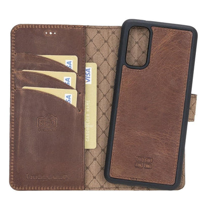 Samsung Galaxy S20 Series Leather Detachable Leather Wallet Case - MW-7