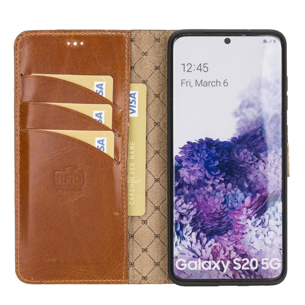 Samsung Galaxy S20 Series Leather Detachable Leather Wallet Case - MW-1