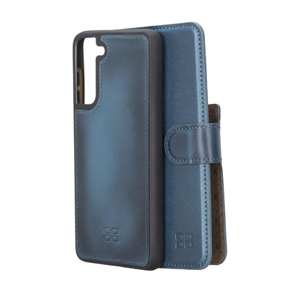 Samsung Galaxy S21 FE (Fan Edition) Detachble Leather Wallet Case - MW-5