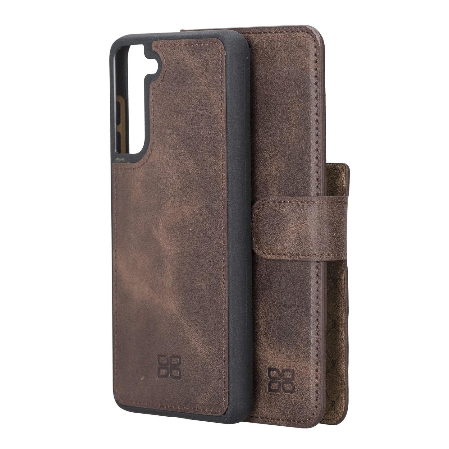 Samsung Galaxy S21 FE (Fan Edition) Detachble Leather Wallet Case - MW-6