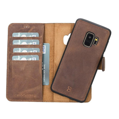 Samsung Galaxy S9 Series Leather Detachble Magic Wallet Case - MW-8