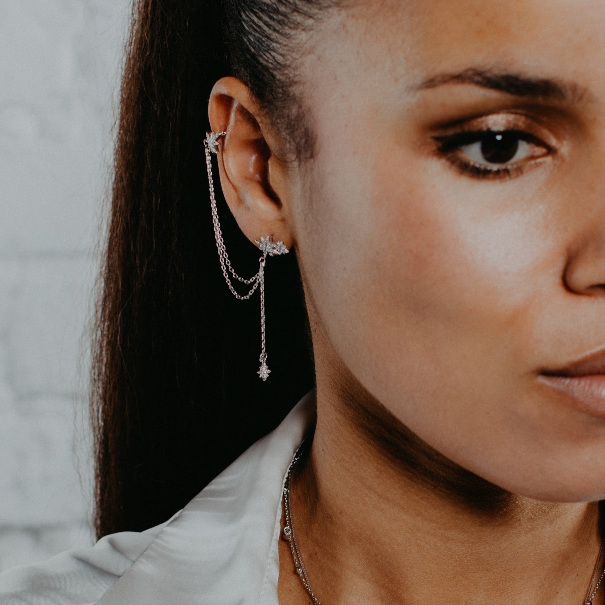 Stellata Ohrring mit Earcuff-1