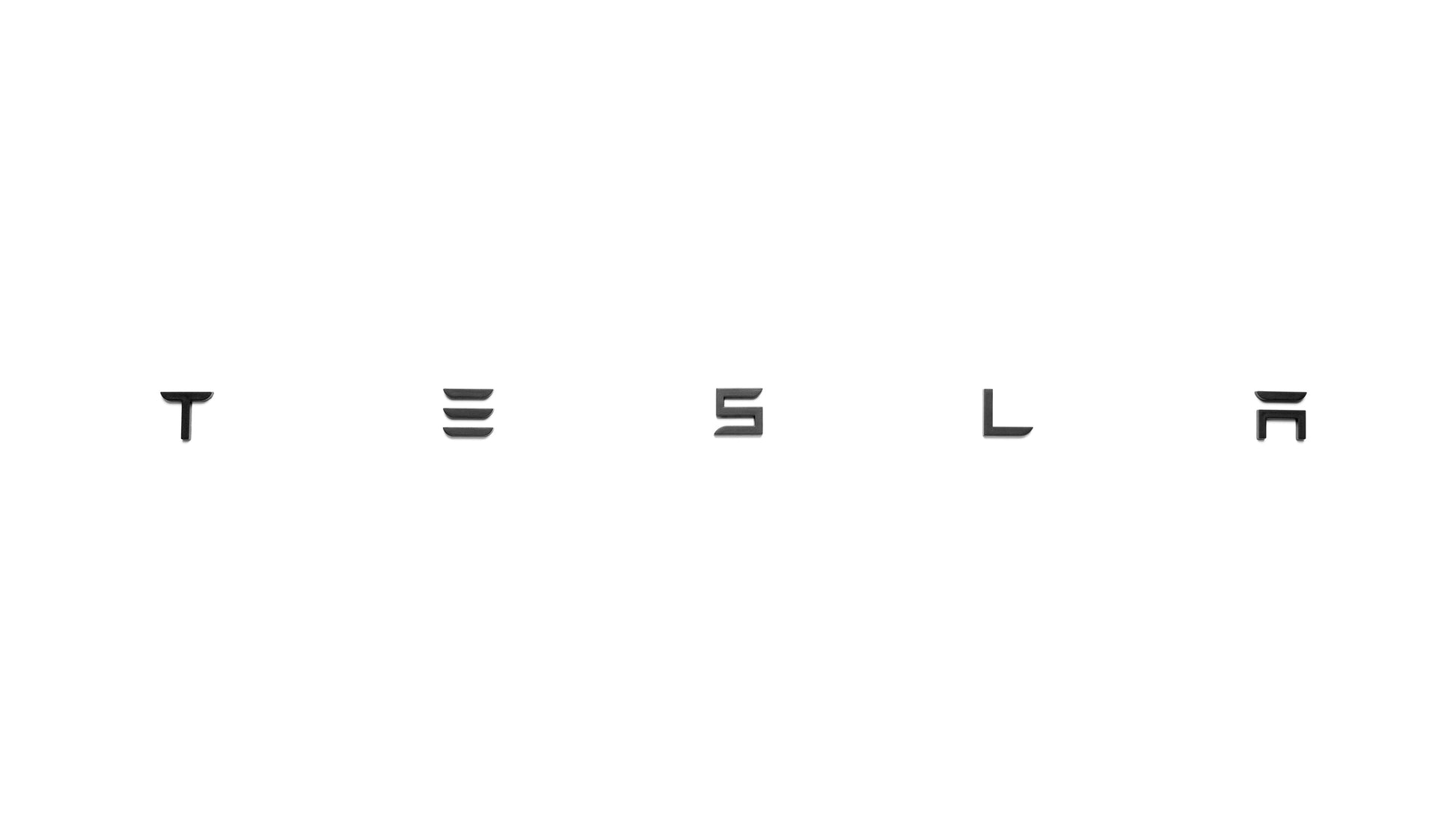 Tesla Schriftzug für alle Tesla Modelle-5