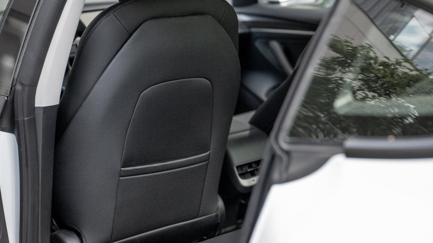 Trittschutz (2x) für die Rückseite der Vordersitze aller Tesla Modelle-2