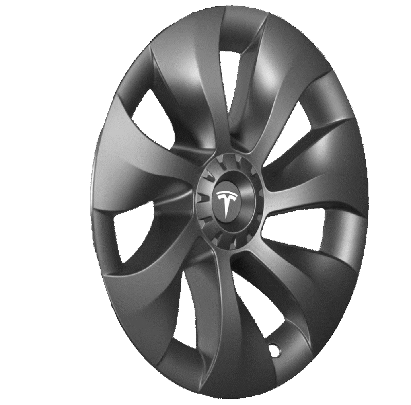 Turbo Radkappen im Turbinen Design für das Tesla Model Y-3