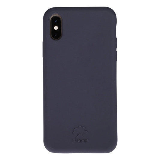 Custodia iNature iPhone X/XS - Blu Oceano-0