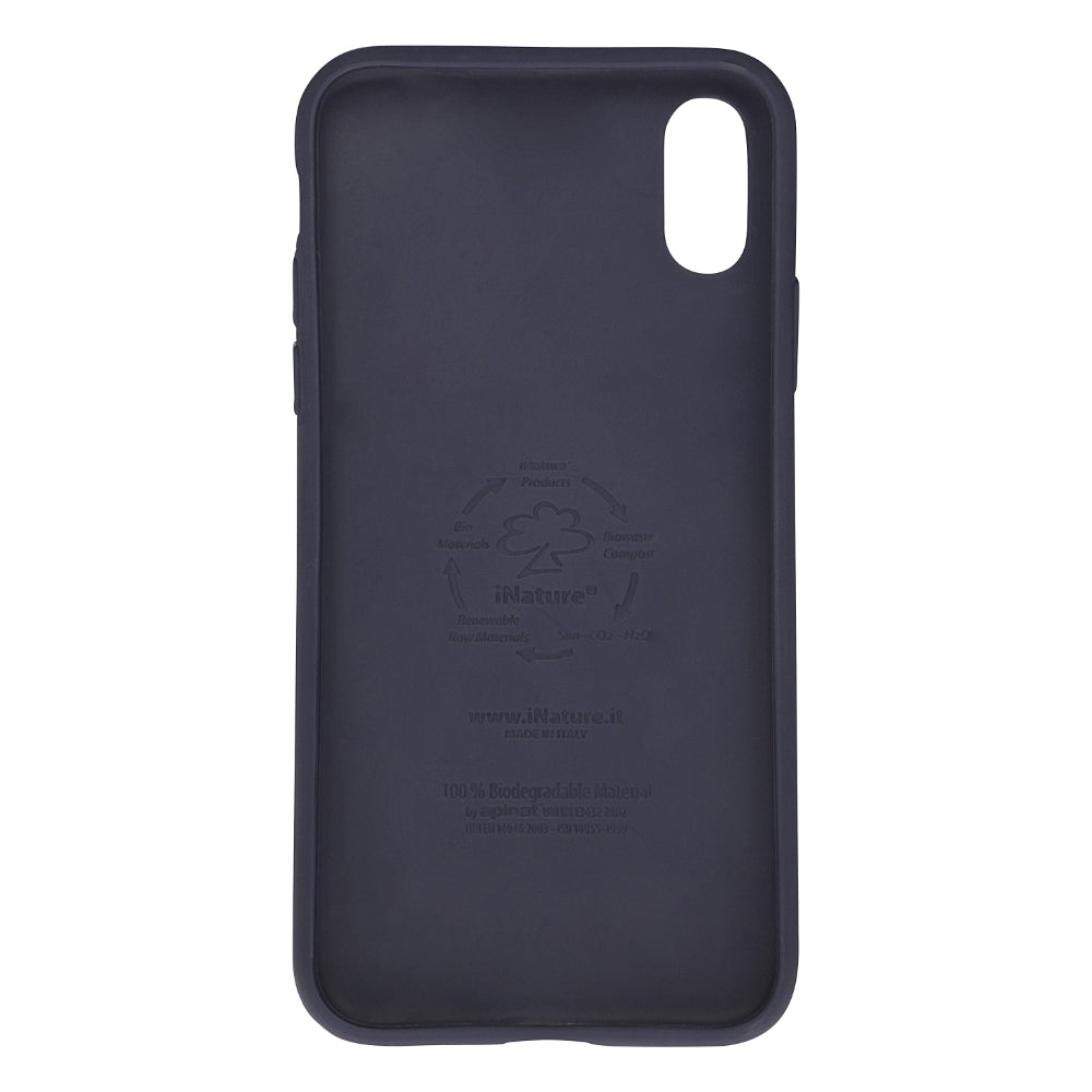 Custodia iNature iPhone X/XS - Blu Oceano-2