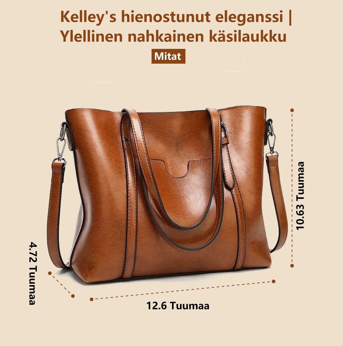 Kelley’s Elegante Luxe | Premium Leren Handtas (KOOP 1 KRIJG 1 GRATIS!)